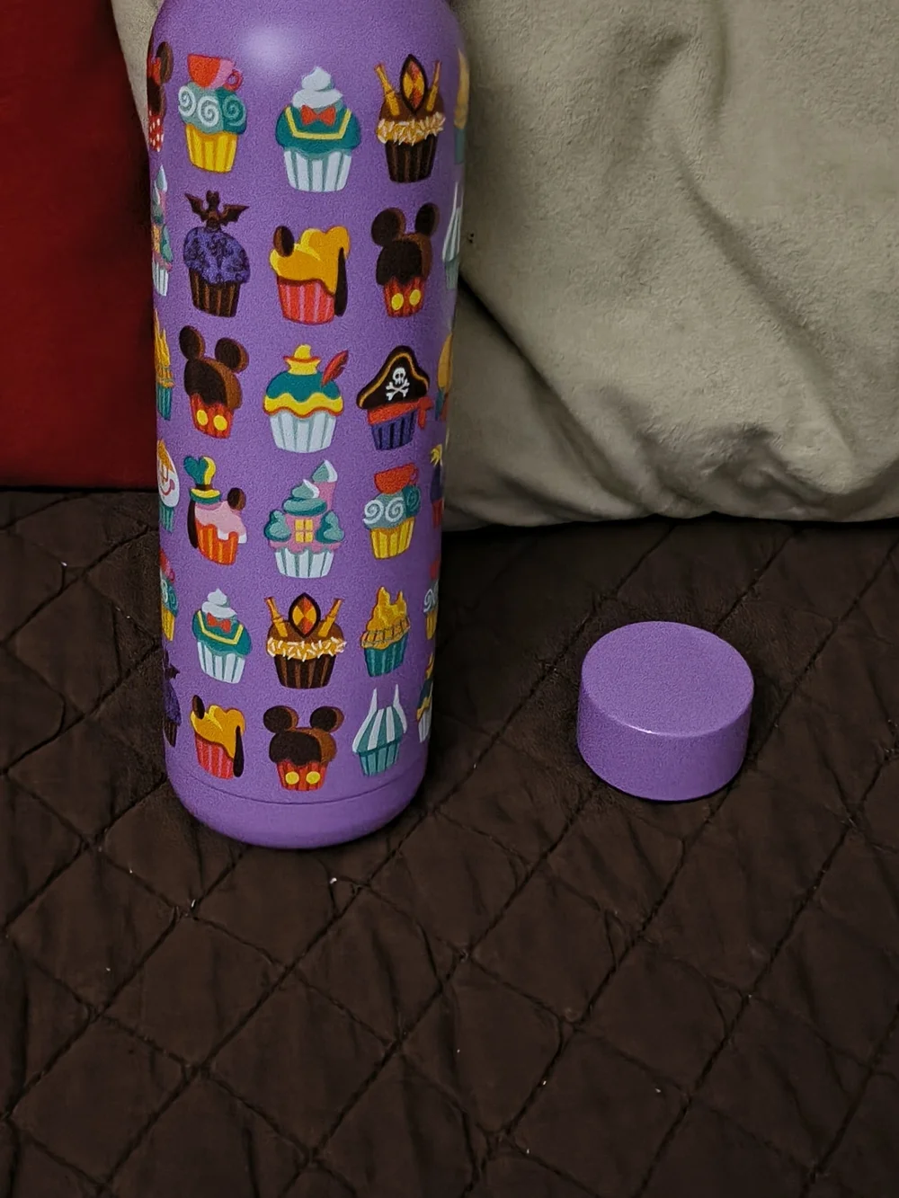 A Purple License Official Disney Thermal Parts Cup